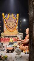 Jalabhisheka and Shodashopachara Puja by HH Swamiji on Samaradhana Divasa of HH Shrimat Pandurangashram Swamiji. SCM-Karla.(16 June 2026)